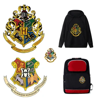 

Ironing Transfers For Clothes Magic Academy Badge Patches Heat Transfer Vinyl Sticker On Clothing Cosplay Harry Patch Decor DIY