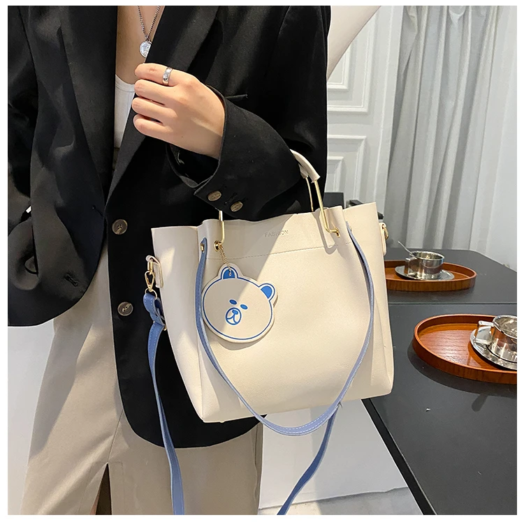 Luxury Handbags Designer Letter Pu Leather Women Shoulder Bags High Capacity Ladies Crossbody Bag Fashion Casual Female Tote Bag