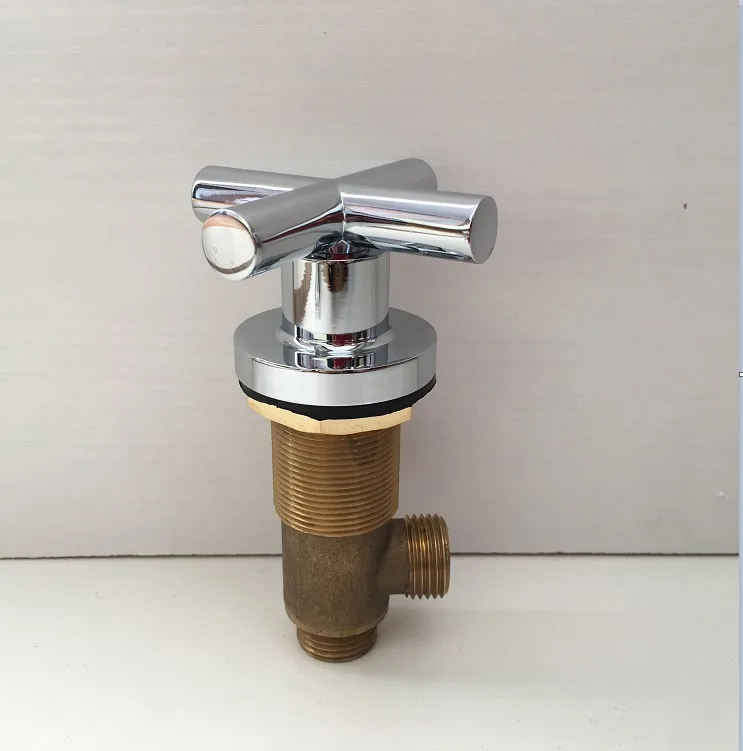 MTTUZK Твердый латунный смесительный клапан кран для ванны смеситель горячей и холодной воды Водопад Ванная комната Джакузи кран аксессуары - Цвет: cold water valve