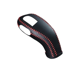 

Lsrtw2017 Fiber Leather Car Gear Level Cover Protector Trims for Haval H6 2017 2018 2019 2020 Carbon Fiber Auto Parts