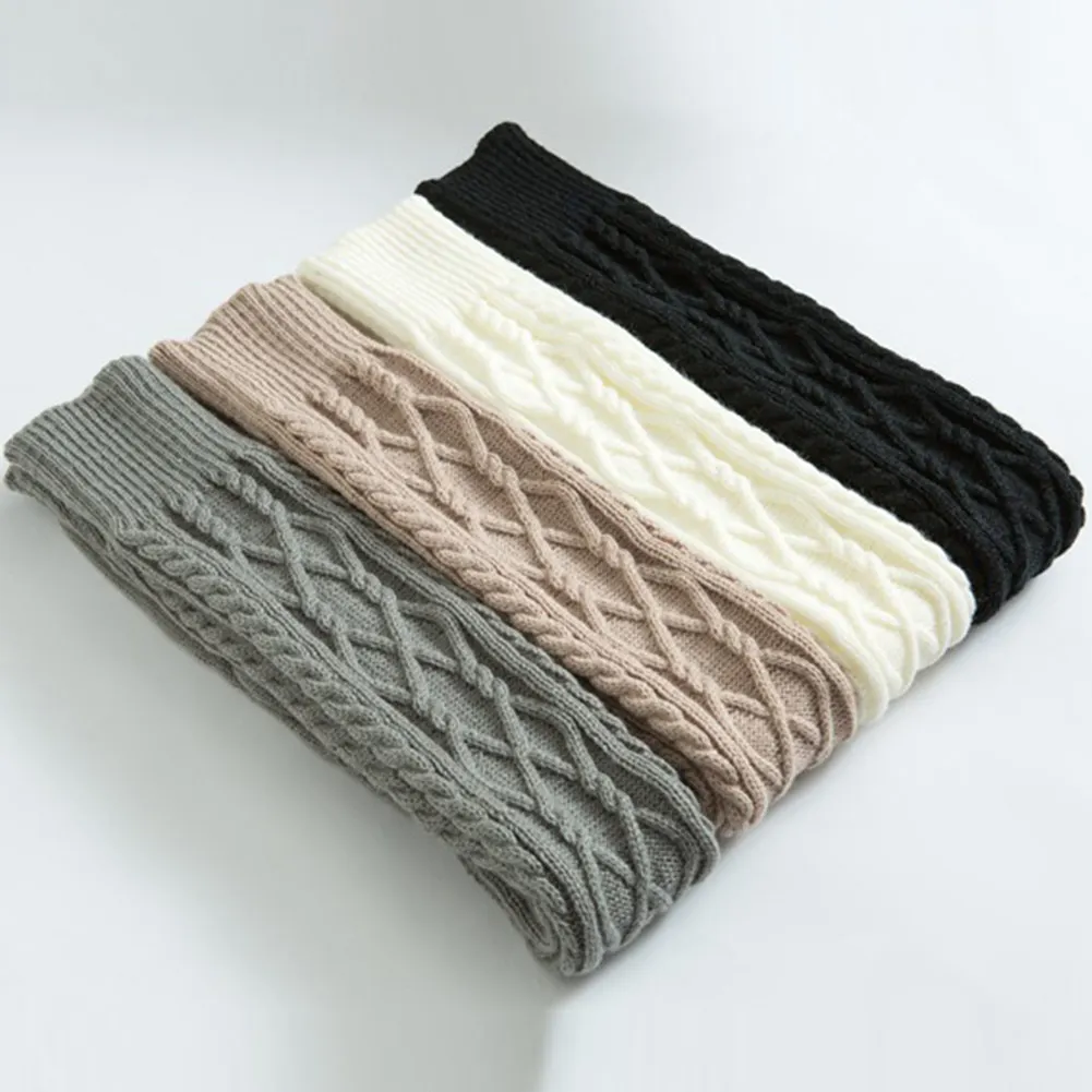 Women Knitted High Boot Socks Long Over Knee Winter Stockings Leg Warmers socks& hosiery knee socks