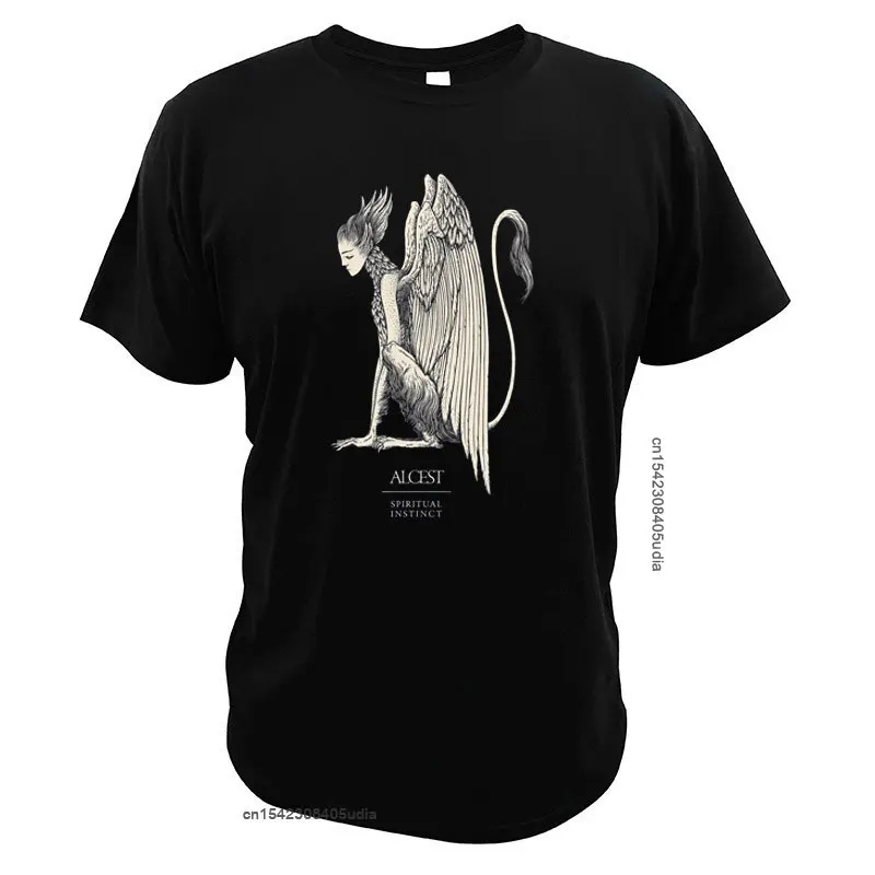 

Spiritual Instinct T Shirt Alcest Album T Shirt French Post-Metal Band Cotton Comfortable Eu Size Tee Tops Men Women Tshirt