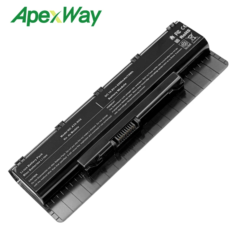 Аккумулятор для ноутбука Asus N56 N56D N56DP N56V N56VJ N56VM N56VZ N76 N76V N46 N46V N46VJ N46VZ F45A F55 F45U