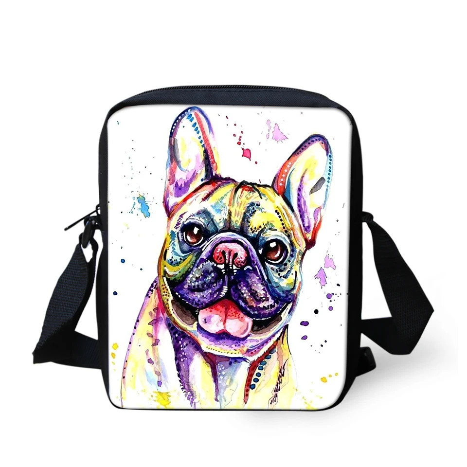 

HaoYun Flaps Messenger Bags Small Little Bulldogs Prints Pattern Women Bags Cute Girls Crossbody Bag Fashion Shoulder Purses