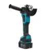Drillpro 125MM Brushless Electric Angle Grinder 4 Speed Cutting Machine Power Tool +Lithium-Ion Battery For Makita 18V Battery 3
