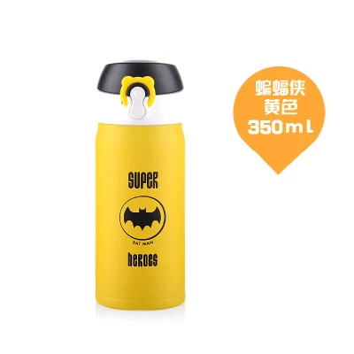 350ml7 Термос 304 из нержавеющей стали, бутылка супергероя Copo Termico, Бэтмен Termos, суперчеловек-паук, чашка для воды для маленьких детей, подарочные кружки - Цвет: 350ml7
