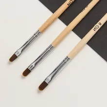 Напрямую от производителя, распродажа, одинарная круглая губка guang liao bi, Гелевая Кисть, круглая смазанная деревянная клюшка для маникюра, двойной цвет, Fes