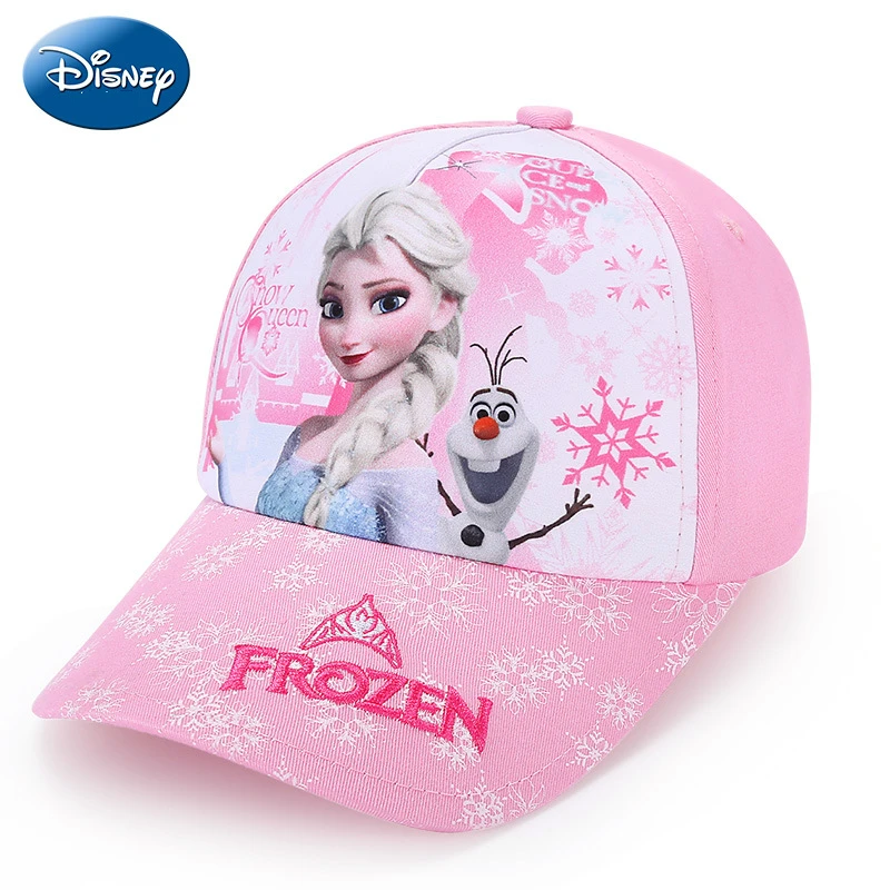 Disney Frozen 2 шляпа Принцесса Анна шапка Эльзы для маленьких детей шапки уличная одежда хлопок Регулируемая дышащая шапочка для маленьких девочек