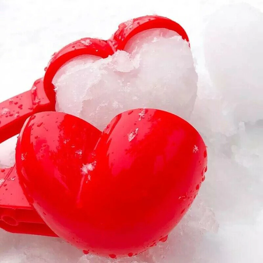 Details about   Heart Shape Snowball Maker Toys Love Heart Snowball Maker Clip Snow Brick Maker 