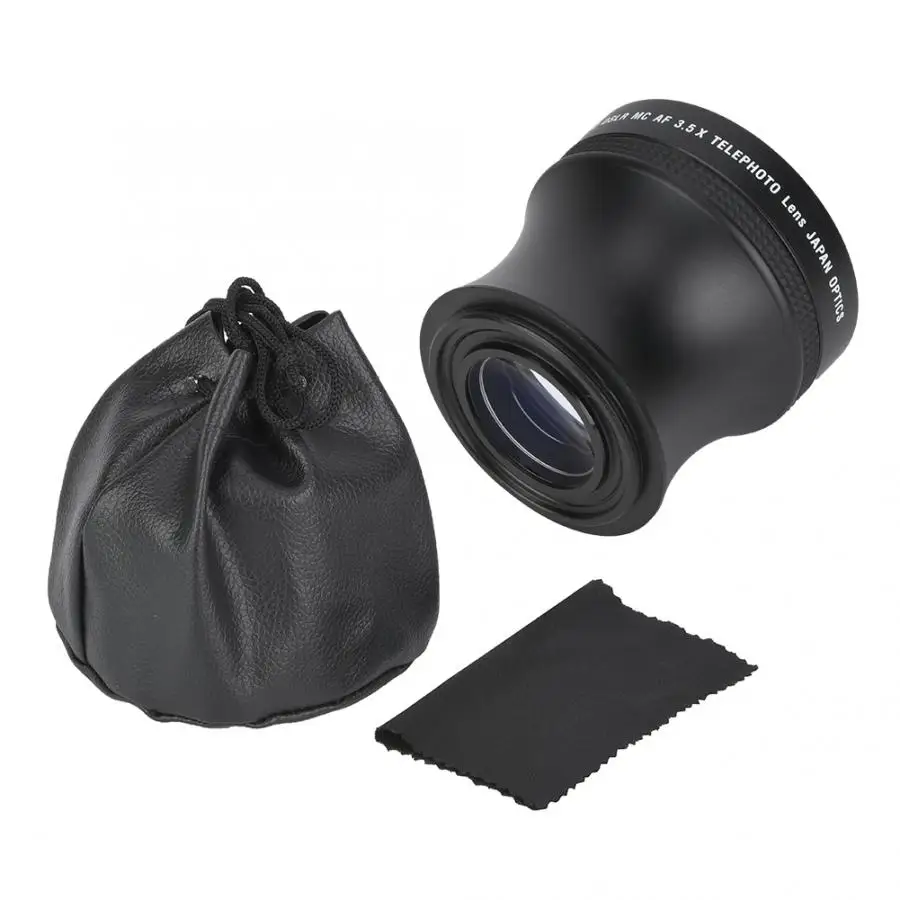 lentille 52mm 3.5X Universal Aluminum Alloy Teleconverter Telephoto Lens DSLR Cameras Accessory camera lens accessories