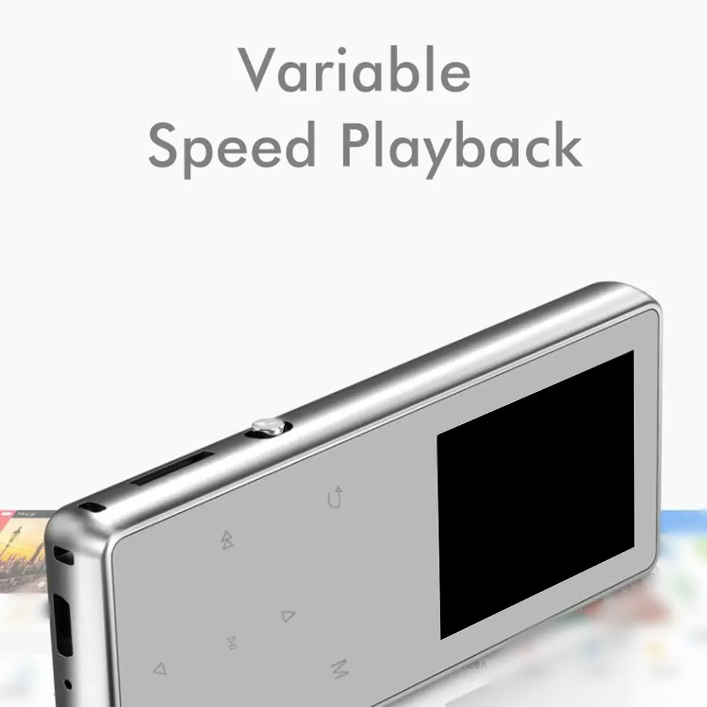 MP3 плеер с Bluetooth hifi без потерь мини музыкальный плеер с fm-радио динамик наушники Спорт MP3 Металл walkman