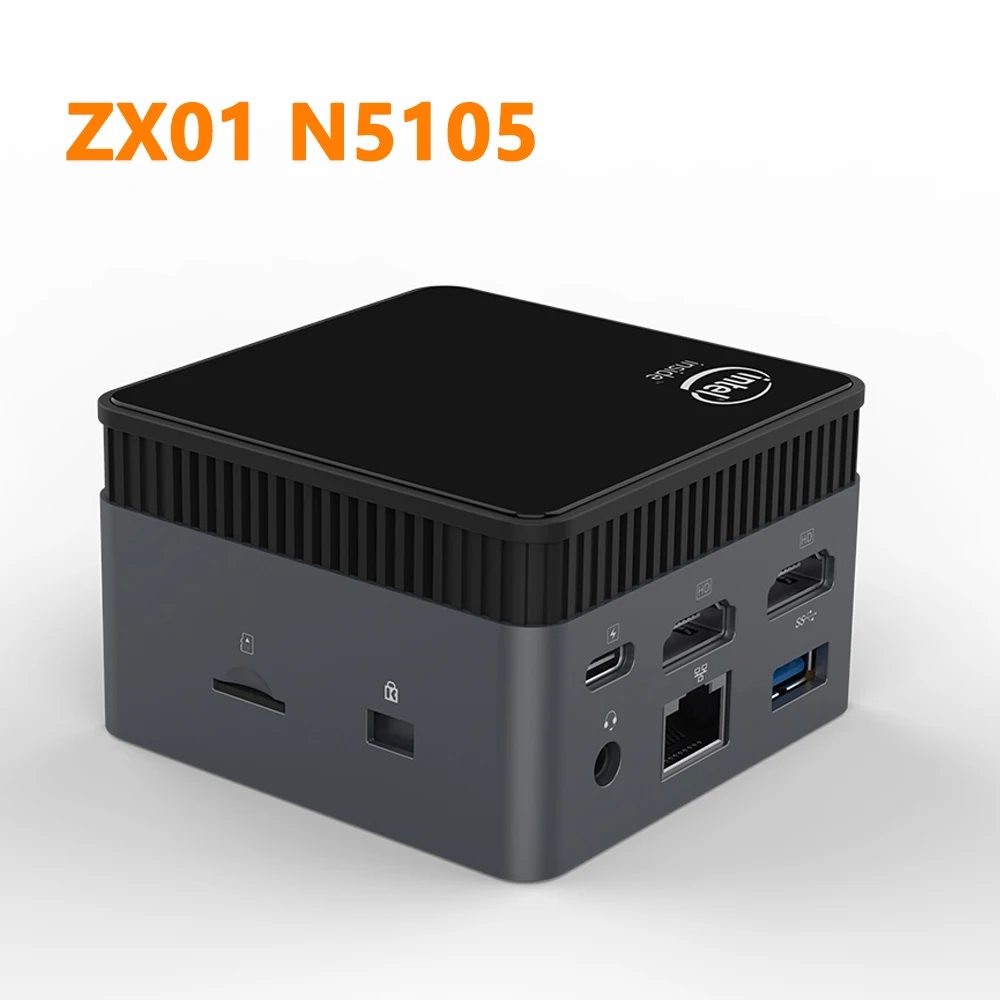 Мини-ПК ZX01 Windows 11 Intel Jasper Lake N5105 2 9 ГГц 8 ГБ 512 SSD 1000M LAN BT4.2 Настольный ПК мини-компьютер