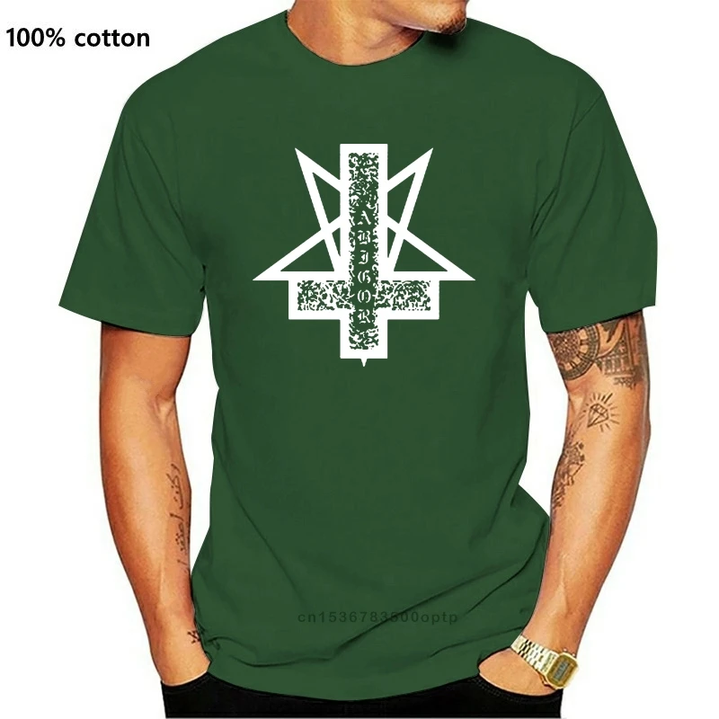 Новинка Мужская черная футболка с логотипом Abigor австрийским мусорным