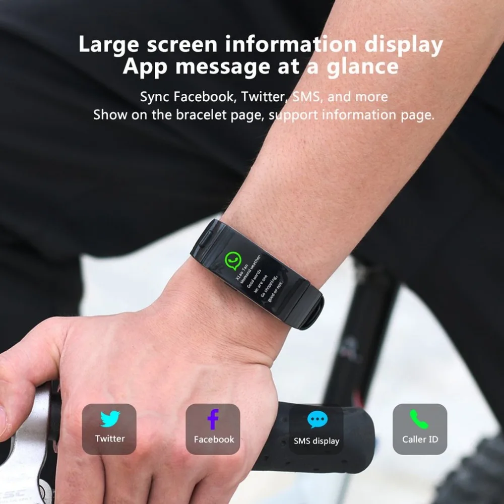 Беспроводная bluetooth-гарнитура, наушники, смарт-браслет, Bluetooth браслет, шагомер, фитнес-трекер, часы, браслет для Android, для iOS