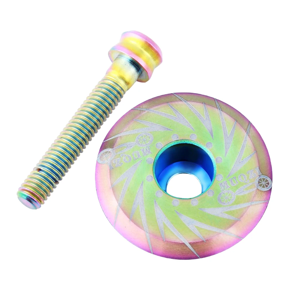Bike  Headset Top Cap Stem Cover Bolt For MTB Road Mountain Cycles