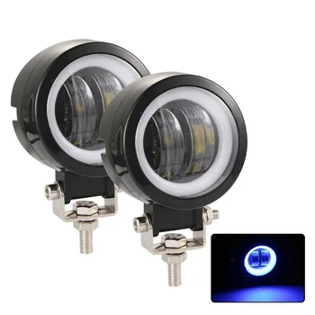 

2x Round LED Driving Work Spot Light Car Motorcycle Off-Road Fog Lamp Headlights
