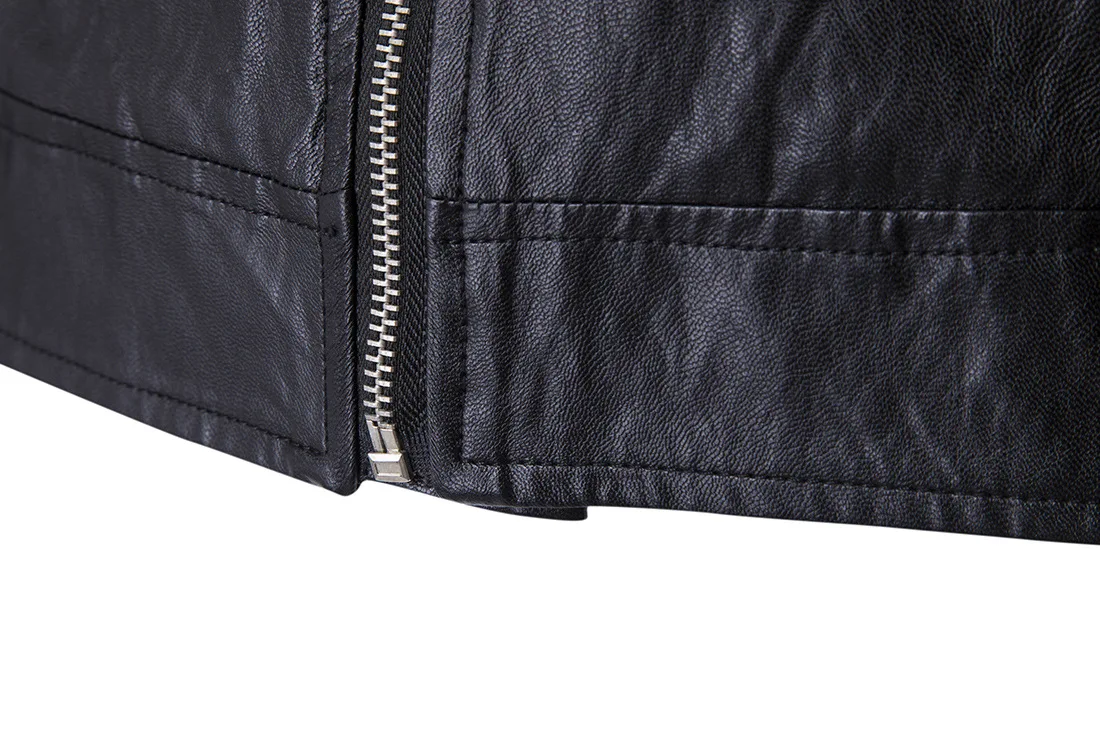M-5XL плюс размер Новые весенние модные мужские кожаные куртки мотоциклиста куртки вымытые черные кожаные куртки пальто Блузон moto Homme