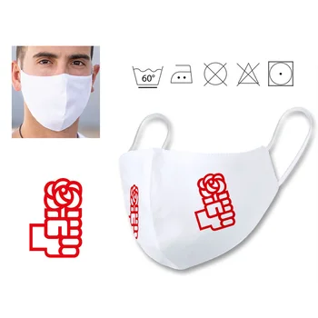 

Reusable hygienic mask LOGO Socialist party PSOE double layer