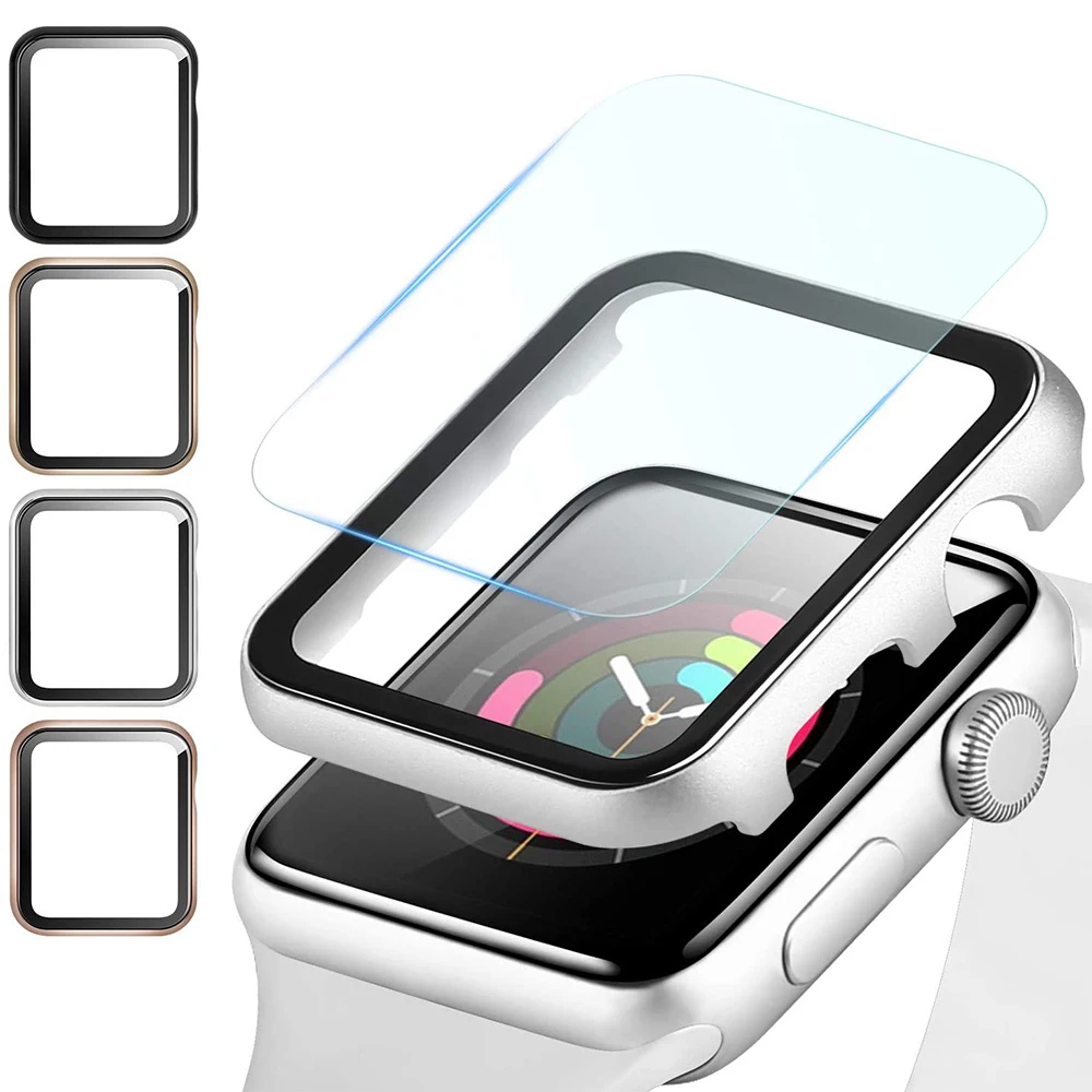 Clear Case with Glass Screen Protector 