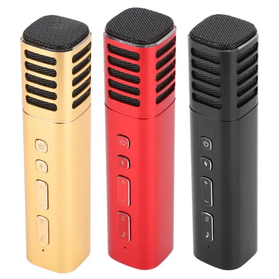 A9 Wired Capacitive Microphone with Sound Card Portable Mic Voice