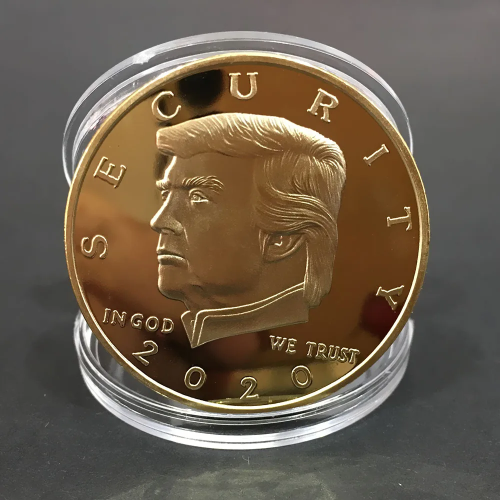 1 шт. памятная монета Дональд Трамп американский президент 2020 коллекция клятва