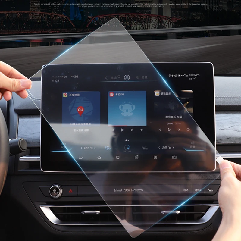 

Car GPS Navigation Screen Tempered Glass Film Auto Screen Protector For BYD Surui S6 G6 L3 G5 L3 F3 E6 Protective Film Sticker