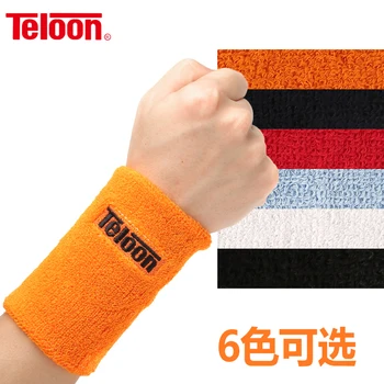 Teloon Polsband Tennis/Basketbal/Badminton Polssteun Sport Protector Zweetband 100% Katoen Gym Pols Guard K045SPB