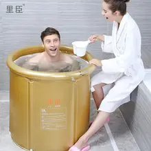 Домашняя Складная Ванна бочка для взрослых, ванна бочка для взрослых, полная утолщенная пластиковая Ванна бочка, простая Ванна бочка