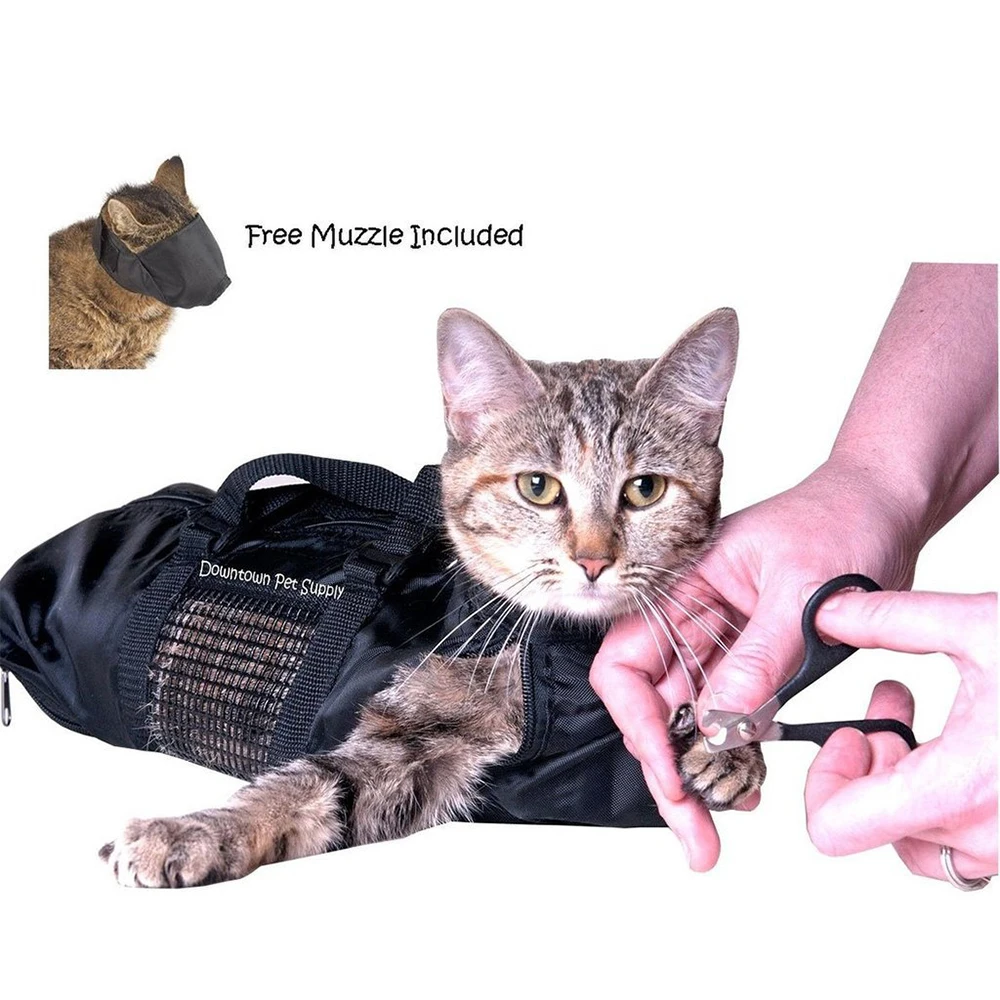 Adjustable Mesh Cat Grooming Bath Bag Cats Washing Carrier Bags Pet Cat Bathing Restraint Bag Pet Cat Dog Grooming Tool Adjustable Mesh Cat Grooming Bath Bag Cats Washing Carrier Bags Pet Cat Bathing Restraint Bag Pet Cat Dog Grooming Tool