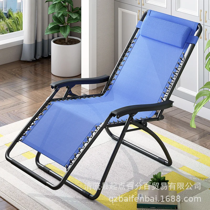 

For Office Single Person Siesta Bed Folding Portable Lazy Room Recliner Siesta Outdoor Beach Chair Hospital Accompanying Chair