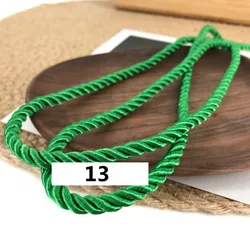10m Rustic 3mm Three - Strand Polypropylene Home Decor Rope (Green)