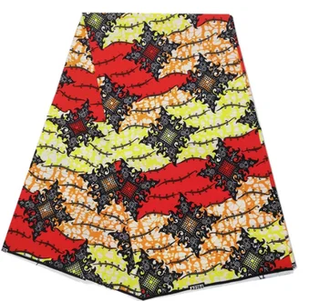 

high quality real wax african print fabric tissue wax original 100% cotton wax african fabric wholesale