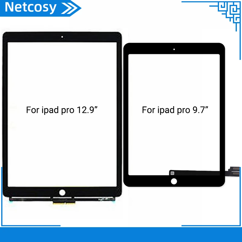 Netcosy для iPad Pro 9,7 "A1673 A1674 A1675/12,9" A1652 A1584 сенсорный экран дигитайзер стеклянная панель запасные части и инструменты
