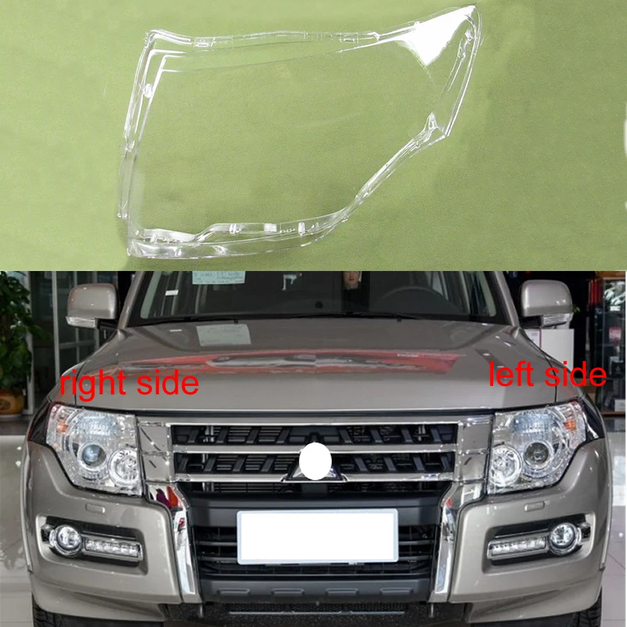 Чехол для лампы Mitsubishi Pajero V87 V93 V97 2007 2018 чехол фары прозрачный абажур крышка фар