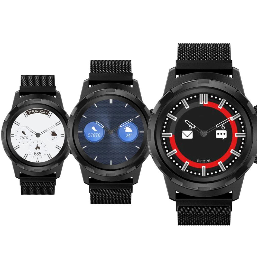 

IP68 Waterproof Smart Watch Intelligent Watch Screen Changeable with Fitness Tracker APP Control Compatible for iPhone Samsung.