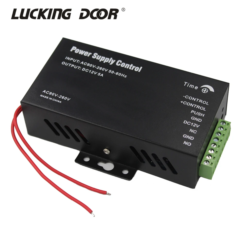 DC12V 5A 3.5A Access Control Power Supply Transformer Door Adapter Covertor AC 90~260V for RFID Fingerprint Access Control