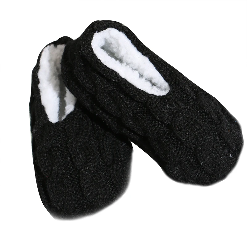 Woman Plush Home Solid Color Shoes Women Flush Indoor Floor Sock Winter Warmer Soft Bottom Christmas Slippers Footwear pantoufle