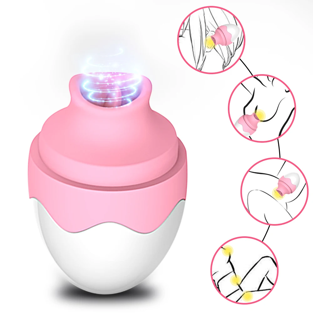 Oral Licking Tongue Massager Vaginal Egg Adult Toy For Woman Nipple Sucking Vibrator Stimulator Body Massager Health Care Tool