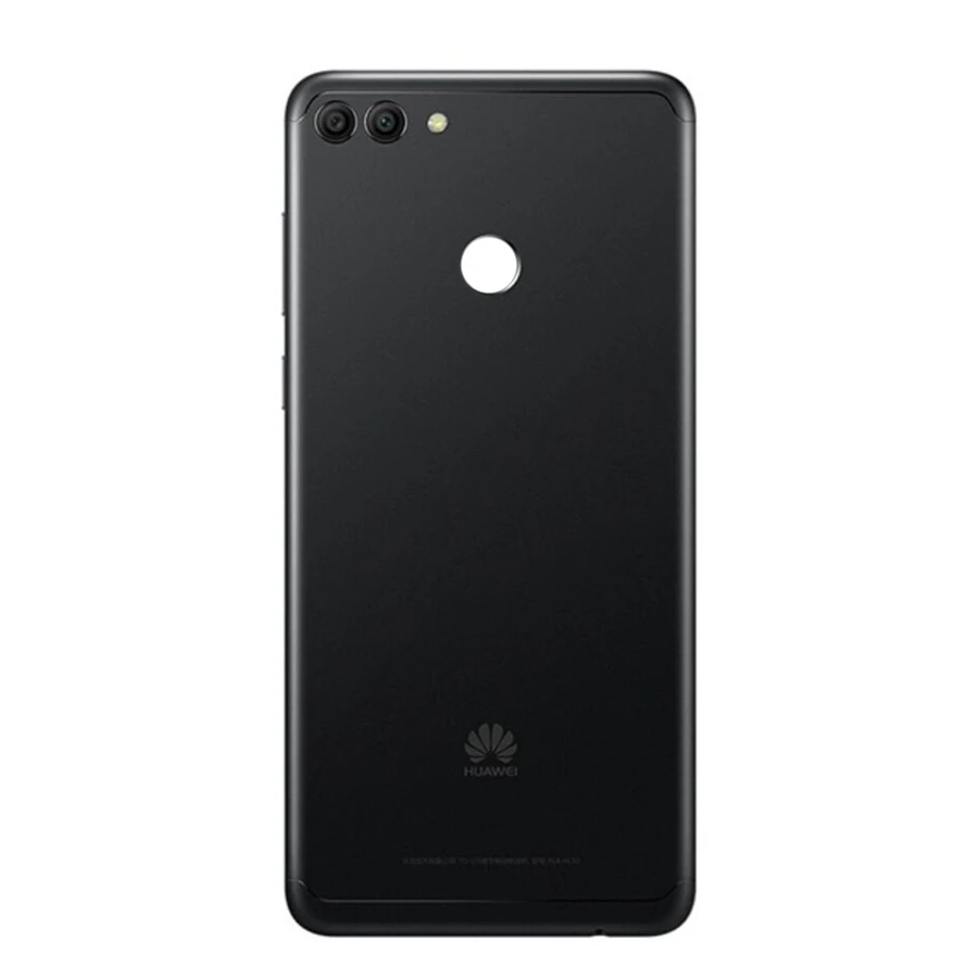 Для huawei Y9 крышка батареи задняя крышка Корпус задняя дверь Чехол Y9 крышка батареи средняя шасси+ Кнопки громкости питания - Цвет: Black