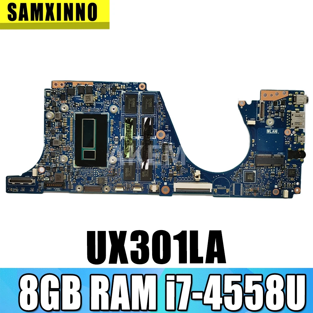 UX301LA материнская плата для ноутбука 8 Гб RAM i7-4558U For Asus U301L UX301LAA UX301L UX301 тестовая |