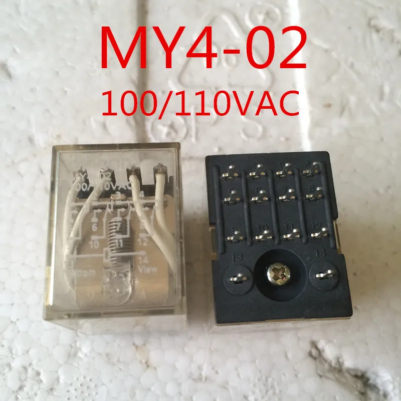 1pcs MY4-02 100/110VAC Relay | Обустройство дома