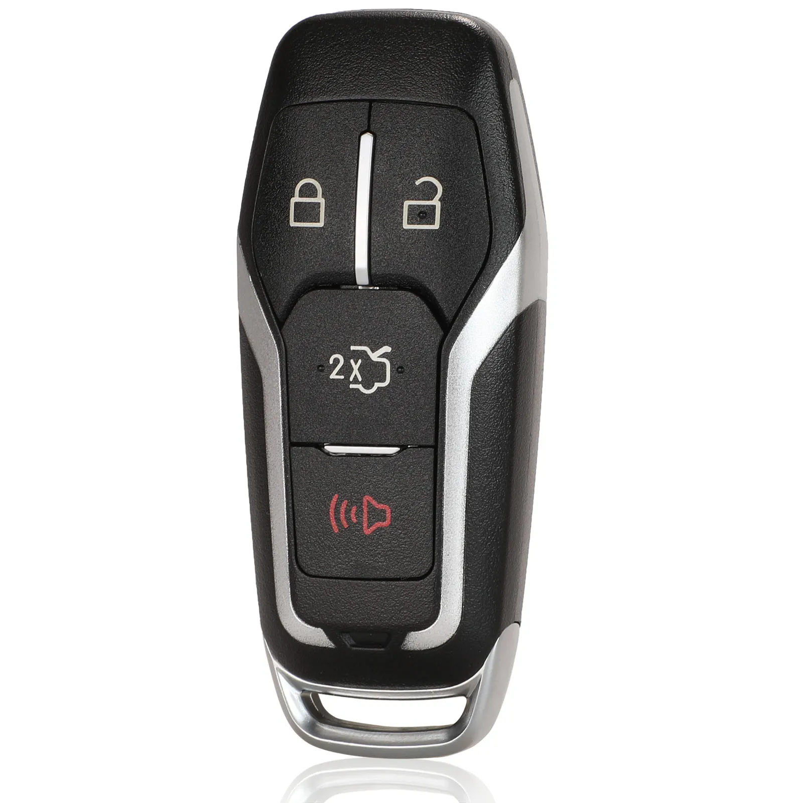 JINGYUQIN 5 BUTTONS REMOTE CAR KEY SHELL FOR FORD EDGE EXPLORER FUSION 2015 2016 2017 M3N-A2C31243300 SMART KEY FOB