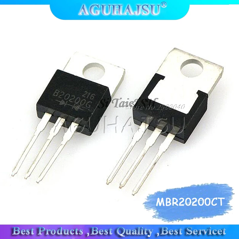 10 шт. MBR20200CT TO-220 MBR20200 20200CT | Электронные компоненты и принадлежности