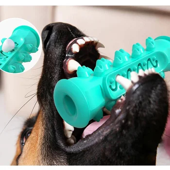 

Chewy Teeth Cleaning Stick Dog Toy Clean Toothbrush Molar Chewers Treat Feeding Interactive Rubber Dog Supplies Dog Accessories