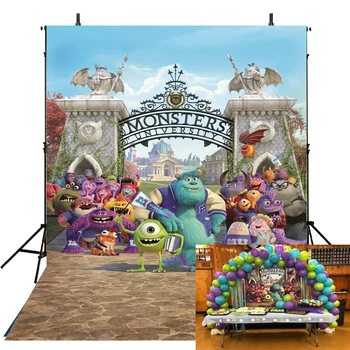 

Monsters Photography Backdrops Cartoon Movie Children Vinyl Photography For Backdrop Digital Printed Photo Backgrounds For Photo