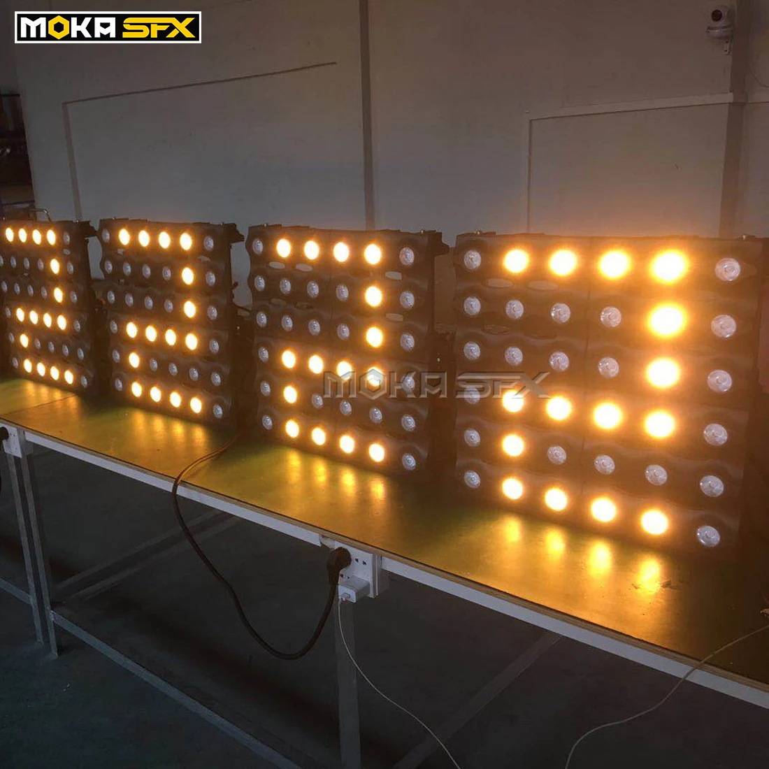MOKA luces Led cabezal móvil, equipo de luces DMX, matriz, para discoteca, Bar, discoteca, boda, escenario, decoración de fiesta, nueva|Efecto de iluminación de escenario| - AliExpress