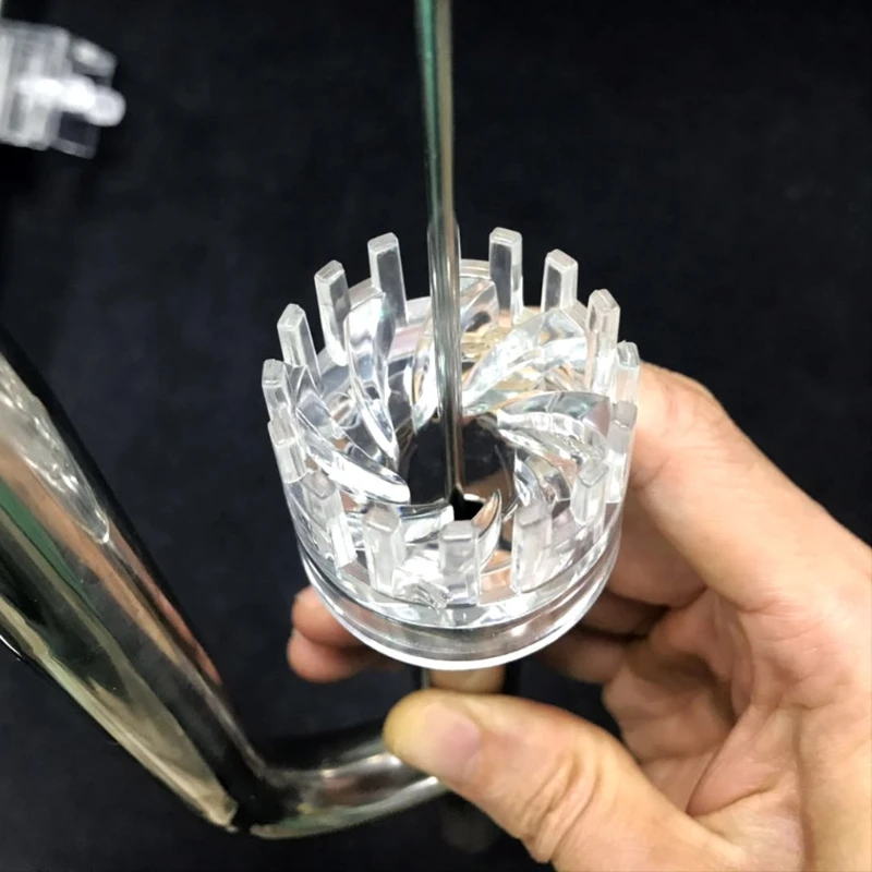 Acrylic-Oil-Skimmer-Aquarium-Filter-Degreasing-Film-Float-Inlet-Outlet ...