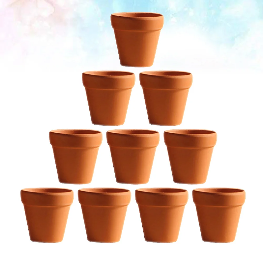 Zogenaamd Geometrie voorspelling 20Pcs Rood Aardewerk Bloempot Terracotta Pot Met Gat Aardewerk Klei  Plantenbakken Voor Cactussen En Succulenten (3X3Cm)|Bloempotten &  Bloembakken| - AliExpress