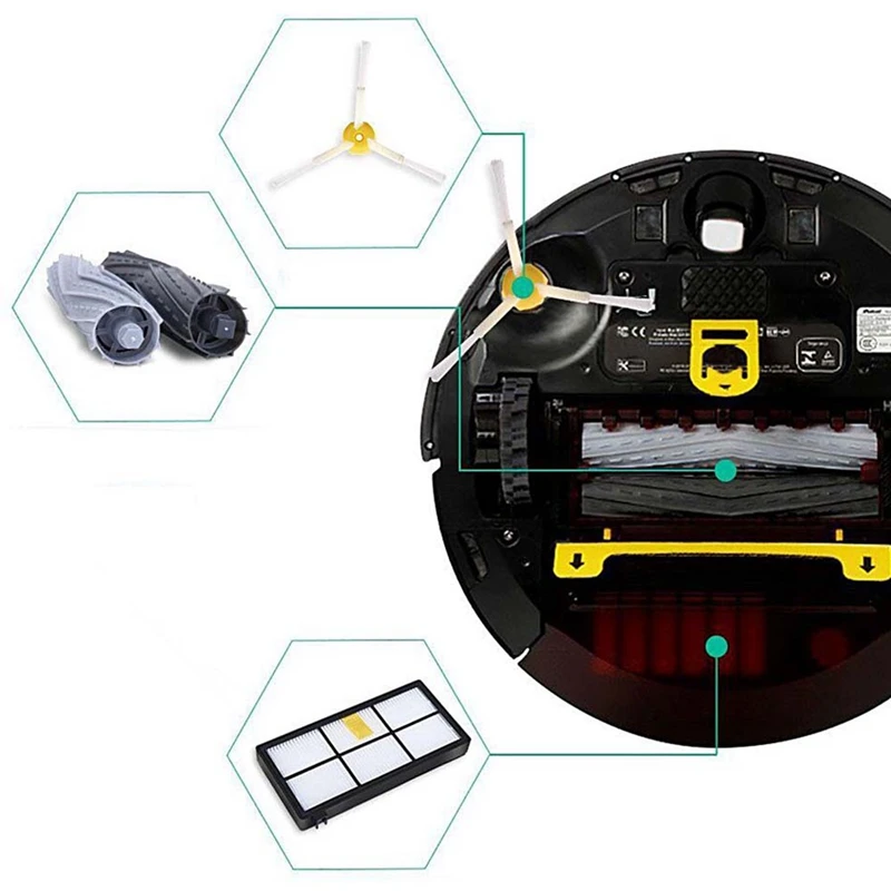 Аксессуар для Roomba 800 805 850 860 861 866 870 871 880 890 961 964 980 981 985 (800 и 900 серии) замена пылесос Acc