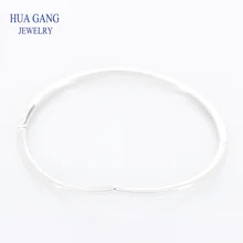 Высокое качество 925 пробы Серебряный Блестящий браслет для женщин гладкий изысканный минималистичный стиль подходящая шевронная форма